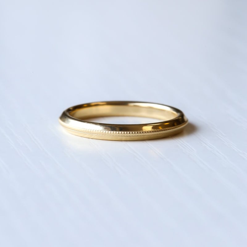 Herringbone Men's Wedding Band - American Jewelry