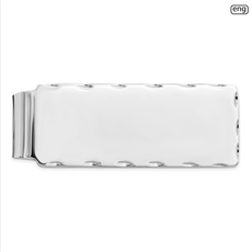 American Jewelry Sterling Silver Rhodium-Plated Money Clip