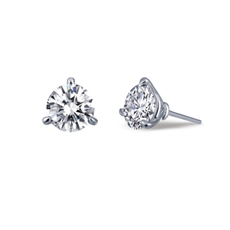 American Jewelry Lafonn Martini-Set Stud Earrings