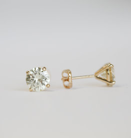 American Jewelry 14K Yellow Gold 2.06ctw Diamond Stud Earrings O-P SI2-I1