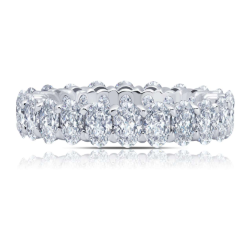American Jewelry Lafonn 4.62ctw Oval Eternity Band (Size 5)