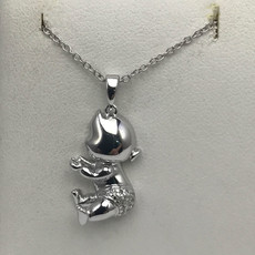 American Jewelry Sterling Silver Baby Necklace