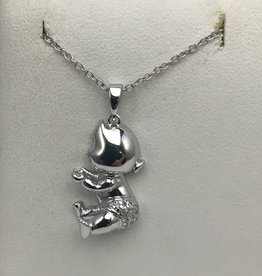 American Jewelry Sterling Silver Baby Necklace