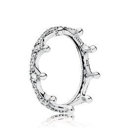 Pandora PANDORA Ring, Enchanted Crown, Clear CZ - Size 48