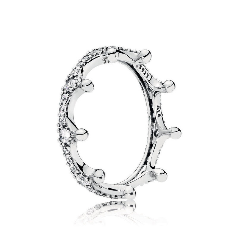 Pandora PANDORA Ring, Enchanted Crown, Clear CZ - Size 48