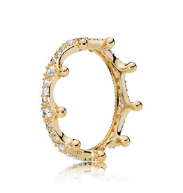 Pandora PANDORA Shine Ring, Enchanted Crown, Clear CZ - Size 60