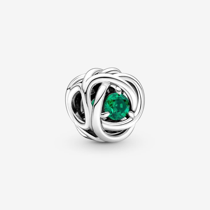 Pandora PANDORA Charm, May Green Eternity Circle