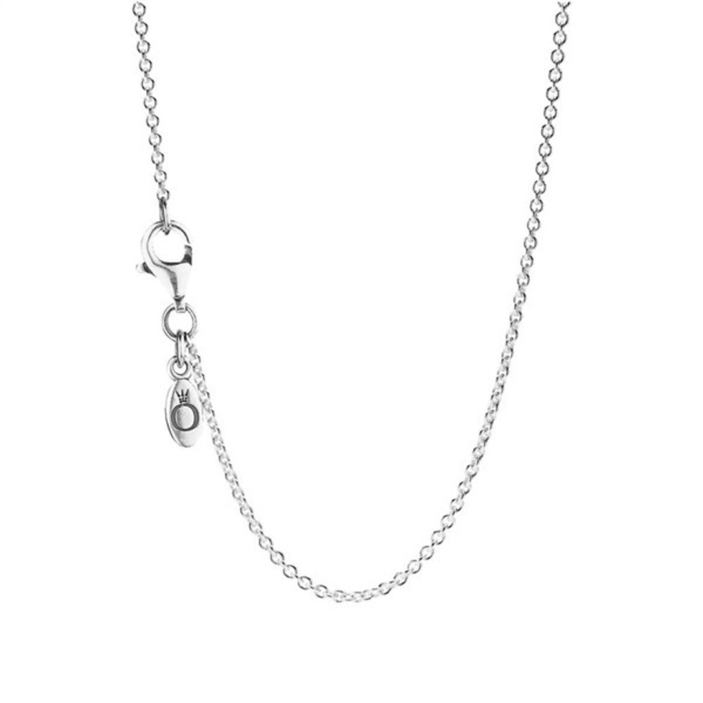 Sterling Silver Pandora Charm Necklace Thick Chain Jewelry For Women From  Lvlz, $21.39 | DHgate.Com