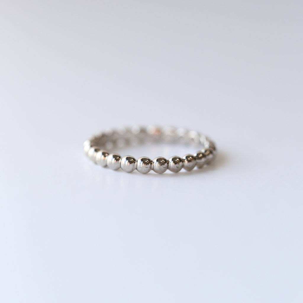 American Jewelry Eternity Beaded Stackable Ring