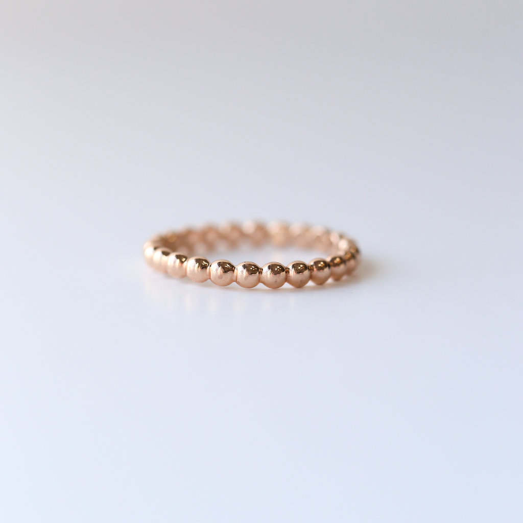 American Jewelry Eternity Beaded Stackable Ring