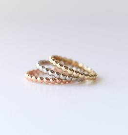 American Jewelry Eternity Beaded Stackable Ring