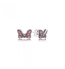 Pandora Retired - PANDORA Earrings Disney, Minnie's Sparkling Bow