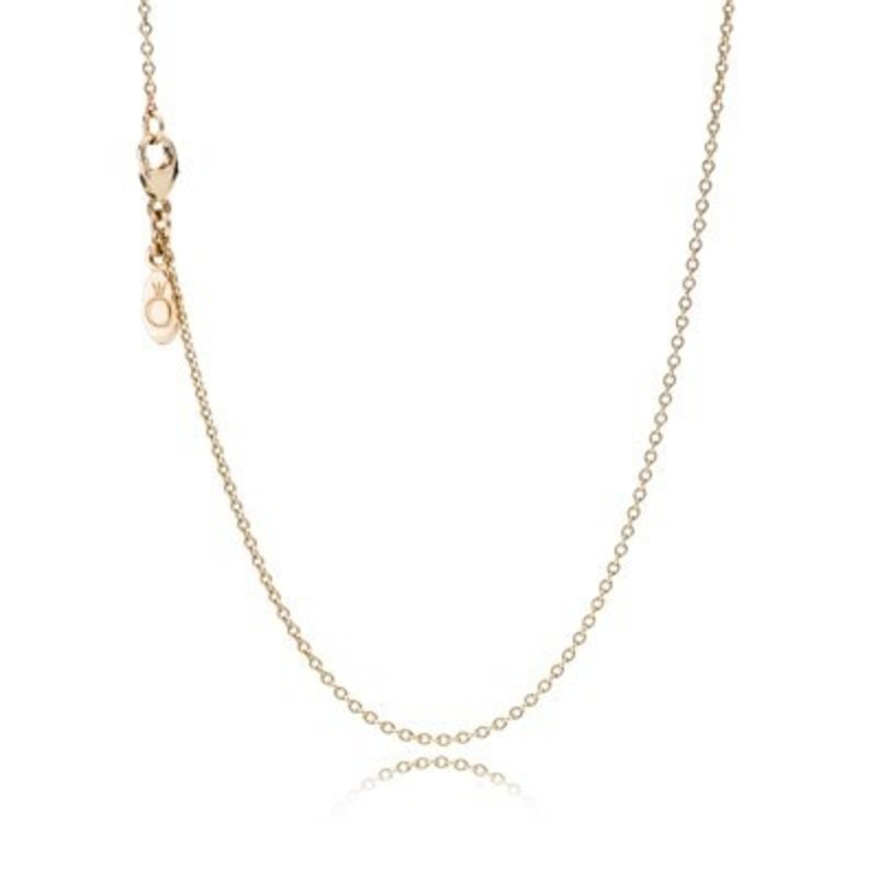 Pandora Retired - PANDORA Delicate 14k Gold Chain - 45 cm / 17.7 in