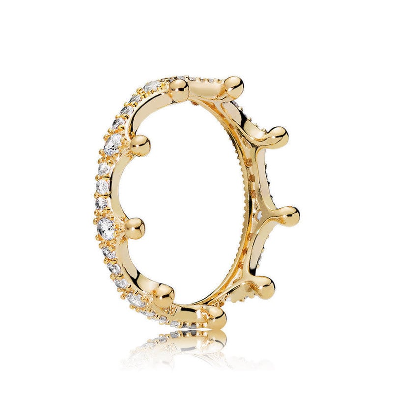 Pandora PANDORA Shine Ring, Enchanted Crown, Clear CZ - Size 58