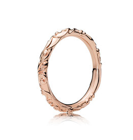 Pandora Retired - PANDORA Rose Ring, Regal Beauty - Size 56