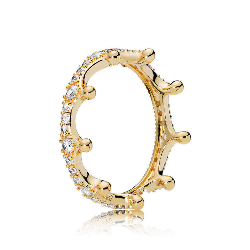 Pandora PANDORA Shine Ring, Enchanted Crown, Clear CZ - Size 54