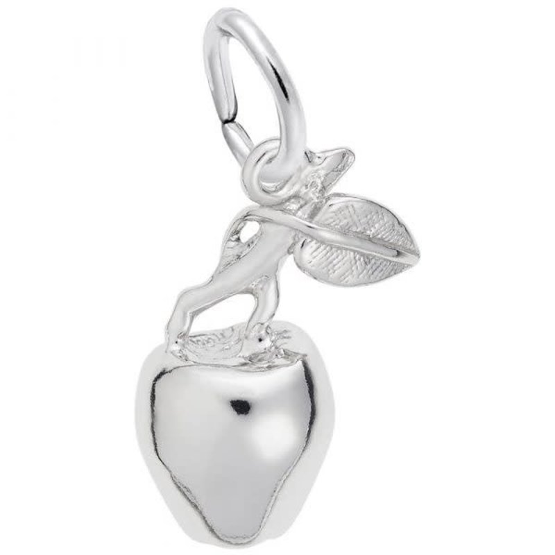 American Jewelry Sterling Silver Apple Charm