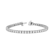 American Jewelry American Classic Lab Diamond Heavy Four Prong Tennis Bracelet