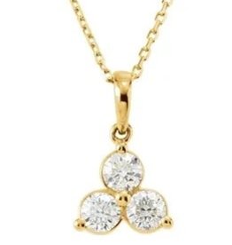 American Jewelry American Classic Trio Diamond Necklace