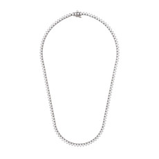 American Jewelry American Classic Lab Three Prong Tennis Necklace