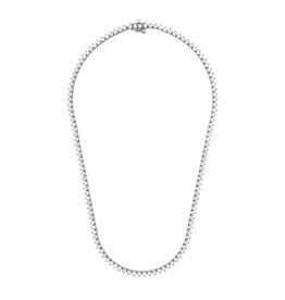 American Jewelry American Classic Lab Three Prong Tennis Necklace