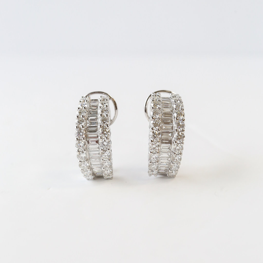 18ct white gold diamond stud earrings - Sarah Cole Jewellery