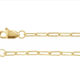 American Jewelry Mini Paperclip Link Bracelet