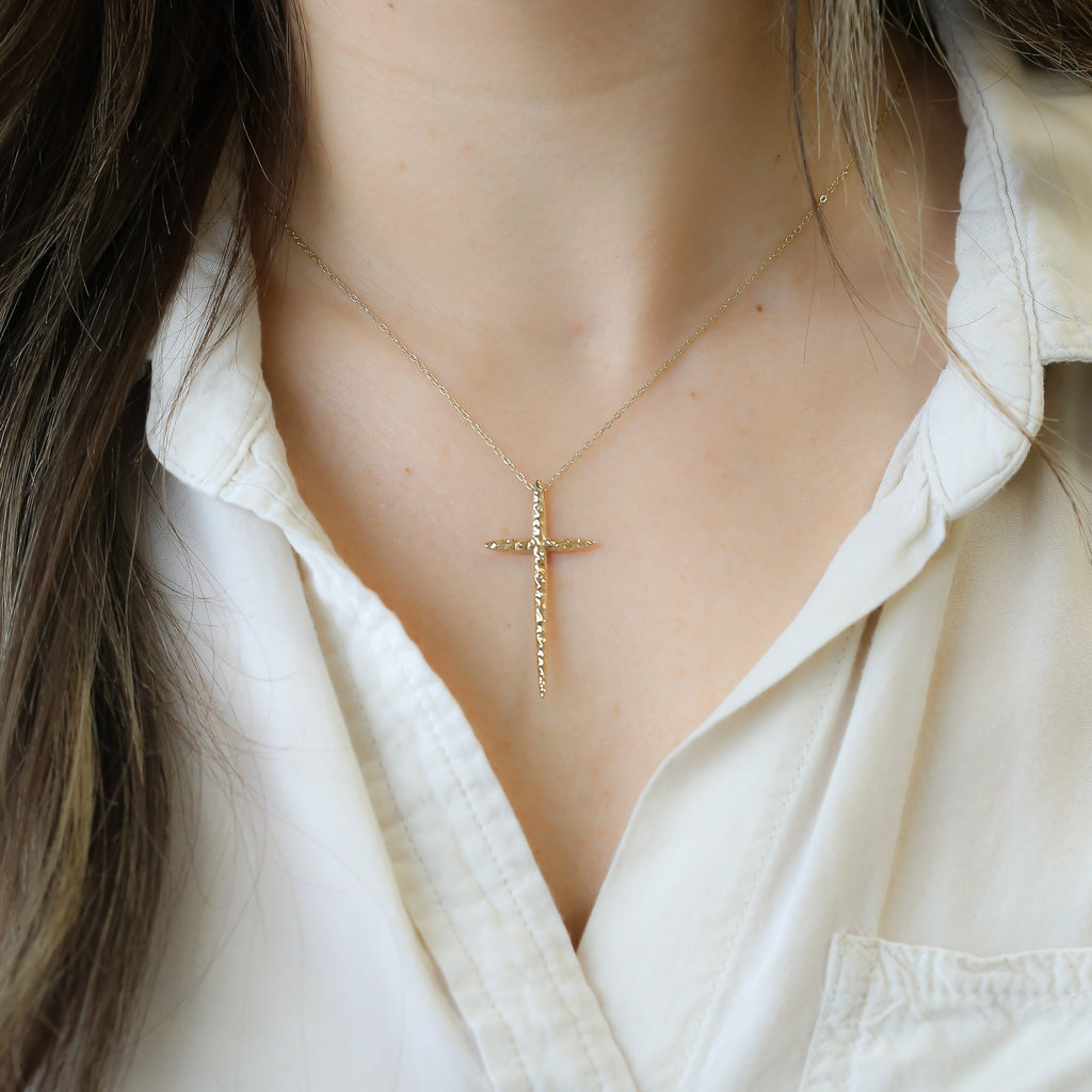 American Jewelry American Rugged Cross Necklace | Small