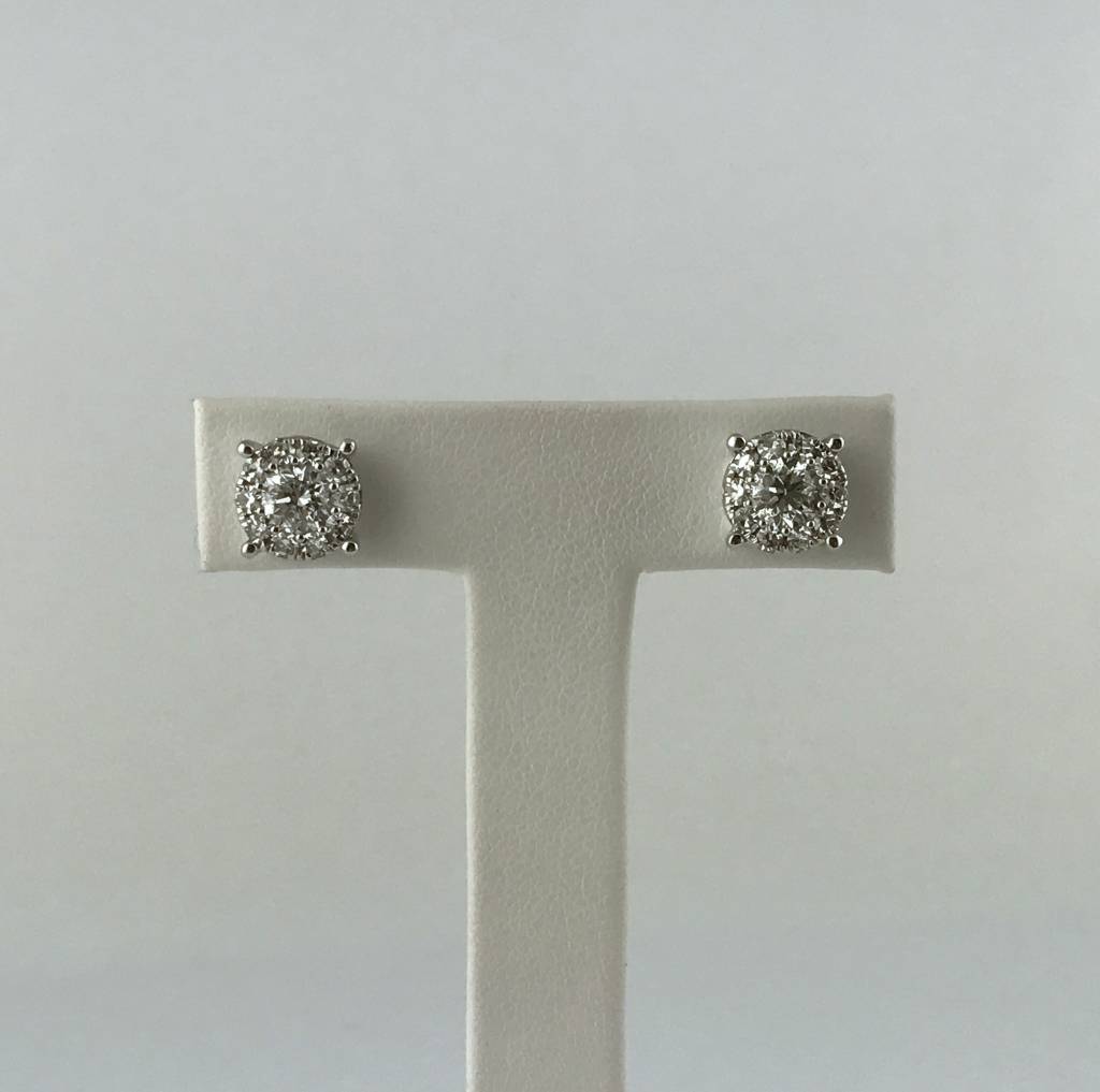 1.5 ctw diamond earrings