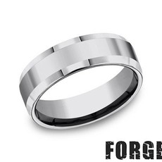 American Jewelry Tungsten 7mm Benchmark Wedding Band, Size 11