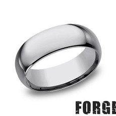 American Jewelry Tungsten 8mm Gents Benchmark Wedding Band (Size 10)