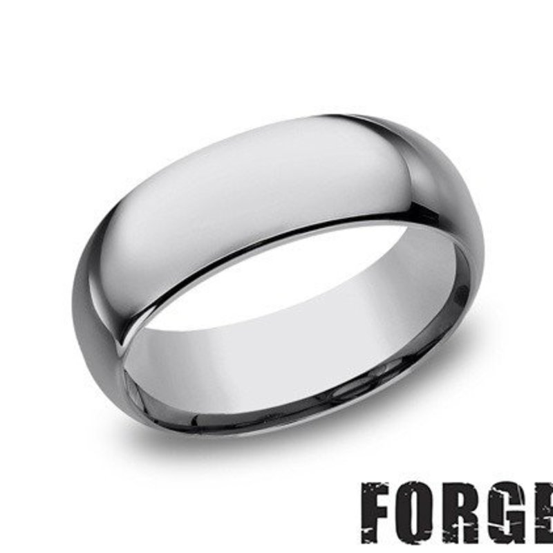 American Jewelry Tungsten 8mm Gents Benchmark Wedding Band (Size 11)