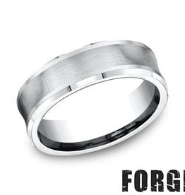 American Jewelry Cobalt 7.5mm Gents Benchmark Concave Wedding Bane (Size 10)