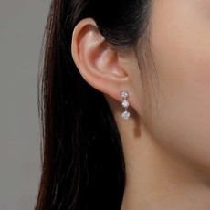 American Jewelry Lafonn 1.80ctw Simulated Diamond Station Drop Earrings