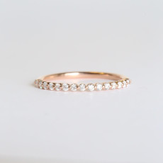 American Jewelry American Classic Round Single Prong Band