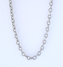 American Jewelry Sterling Silver Open Link Chain (20")
