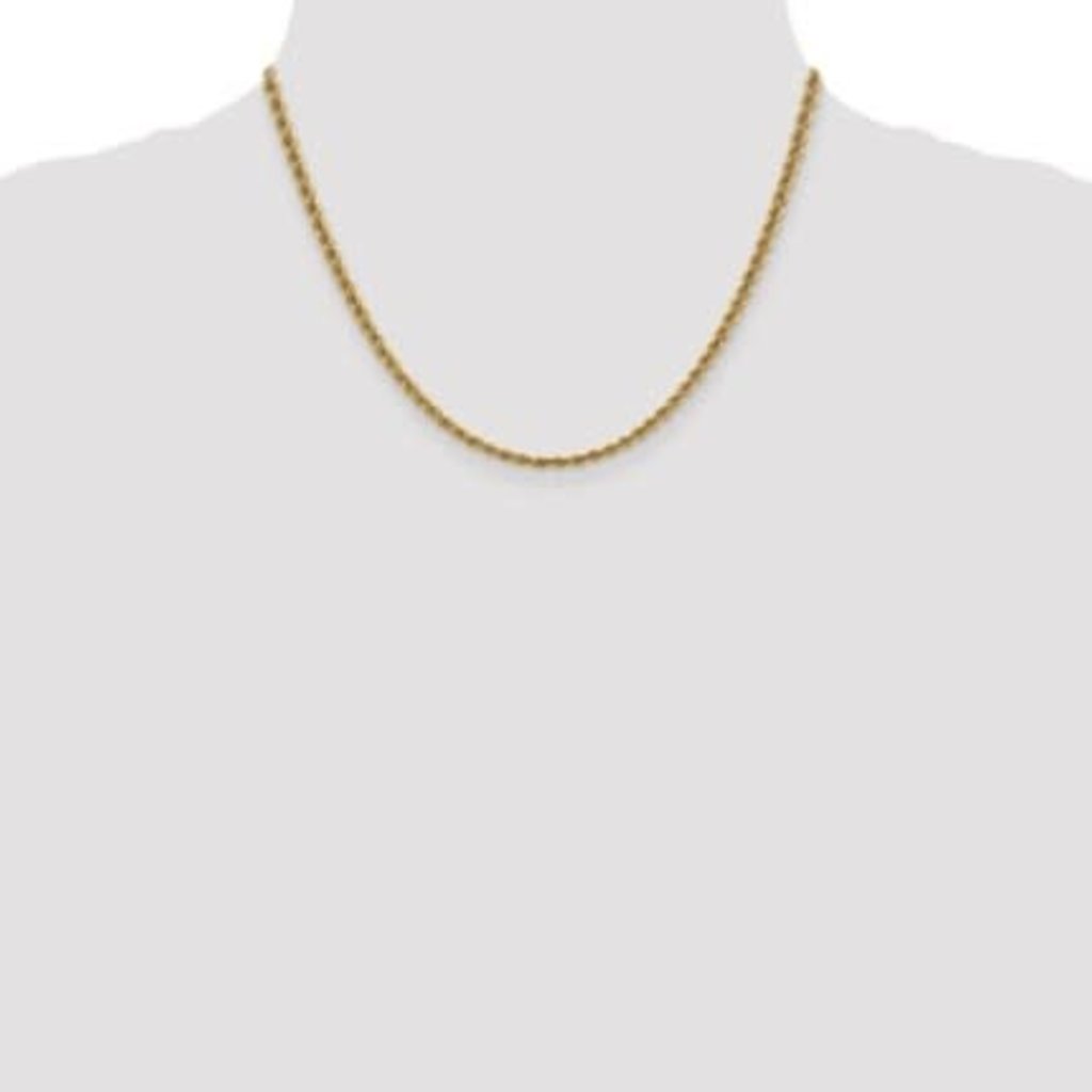 14K Yellow Gold 3mm Rope Chain (18 