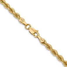 American Jewelry 14K Yellow Gold 3mm Rope Chain (18")