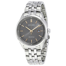 Citizen Citizen Eco Drive Mens Stainless Steel w/ Grey Dial