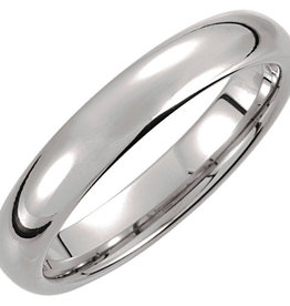 Stuller Tungsten 5mm Domed Mens Band Size 10