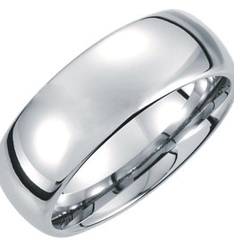 Stuller Tungsten 8.3mm Domed Polished Mens Band  Size 11