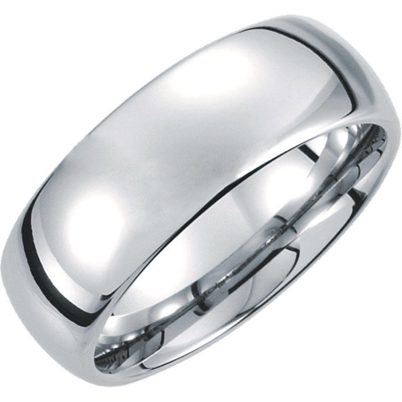 Stuller Tungsten 8.3mm Domed Polished Mens Band  Size 11
