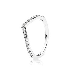 Pandora PANDORA Ring, Shimmering Wish, Clear CZ - Size 56