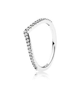 Pandora PANDORA Ring, Shimmering Wish, Clear CZ - Size 56