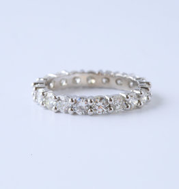 American Jewelry 14K White Gold 2ctw Diamond Eternity Band (Size 6)