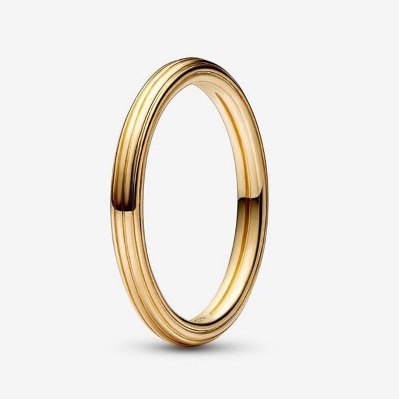 Pandora PANDORA ME, 14k Gold Plated Ring, Size 54