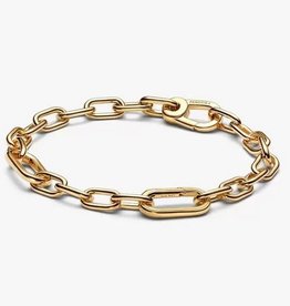 Pandora PANDORA ME, 14k Gold-plated Link Chain Bracelet, 7.9in