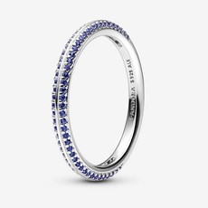 Pandora PANDORA ME, Blue Pave Ring, Size 52