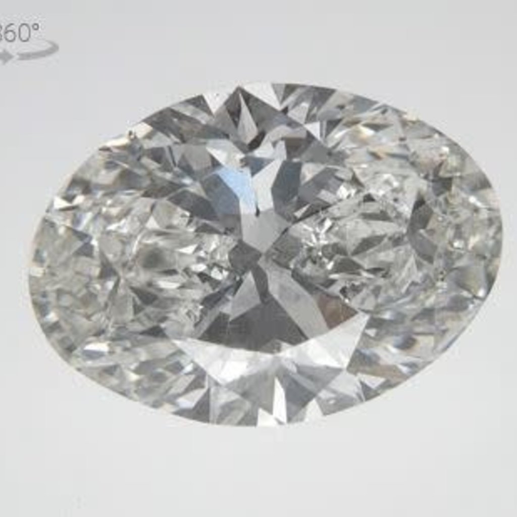 1.50ct H/SI1 GIA Oval Cut Loose Diamond