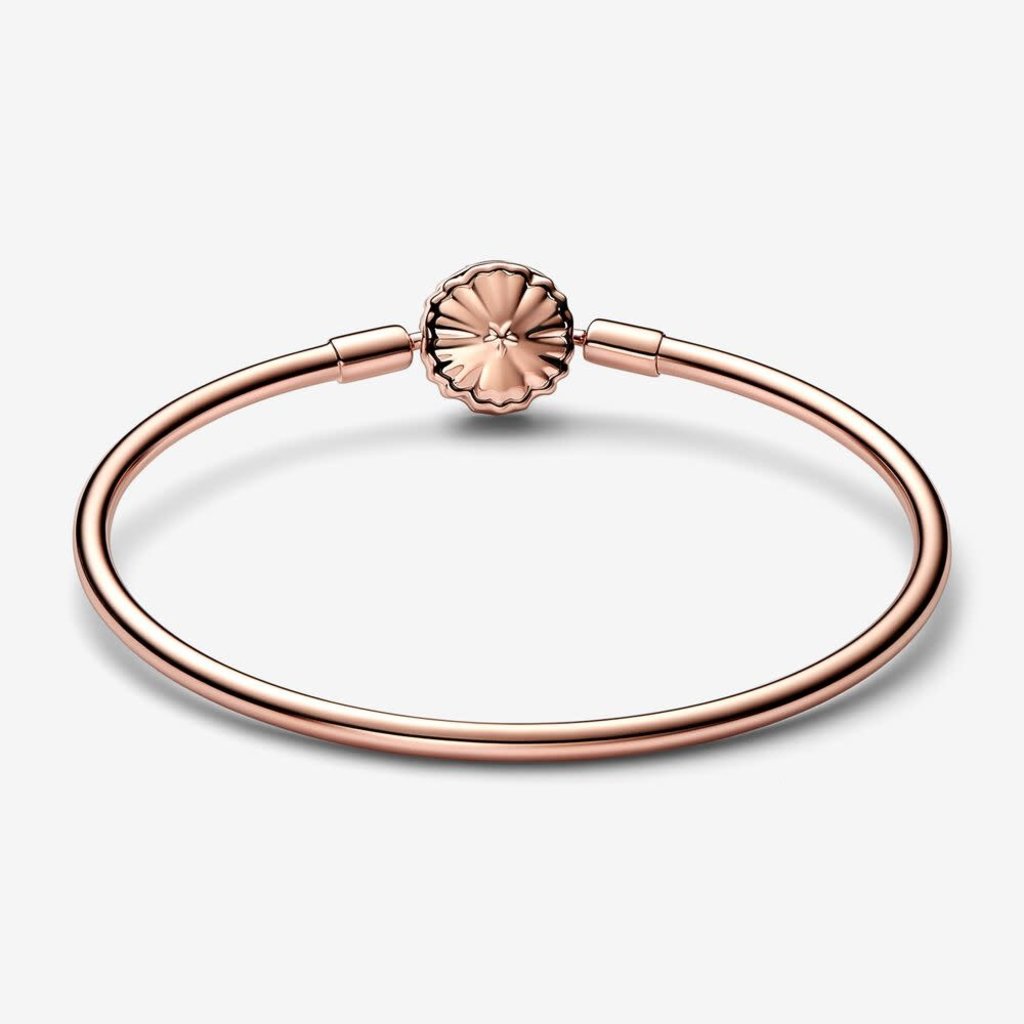 Pandora Moments Smooth Rose Gold Bracelet for Women